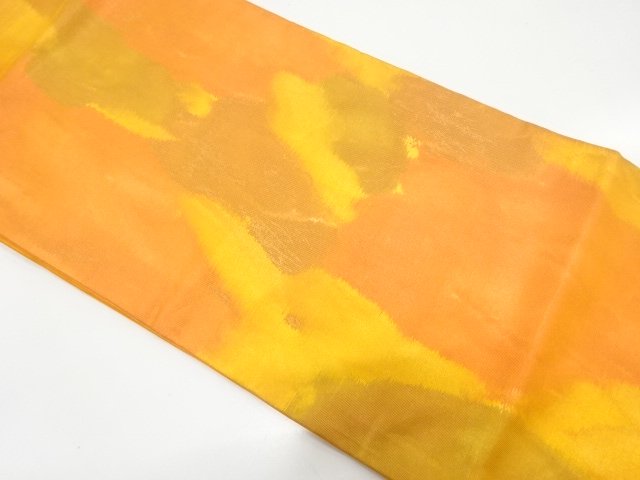 JAPANESE KIMONO / NAGOYA OBI / WOVEN ABSTRACT PATTERN 